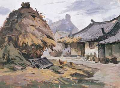 吕蒙 1921年作 乡村丰收